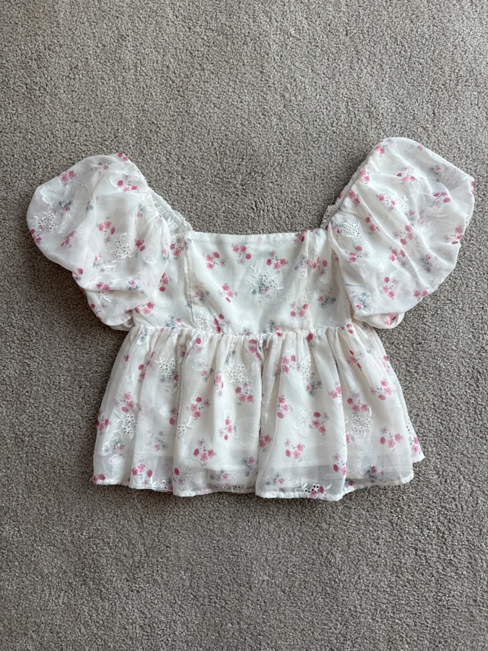 Altar'd State Pastel Floral Blouse